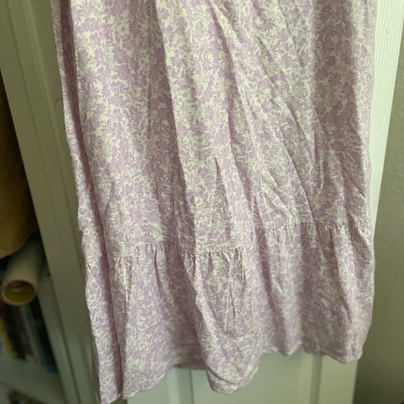 Who What Wear Lavender Prairie Floral Maxi Dress - Picture 6 of 7